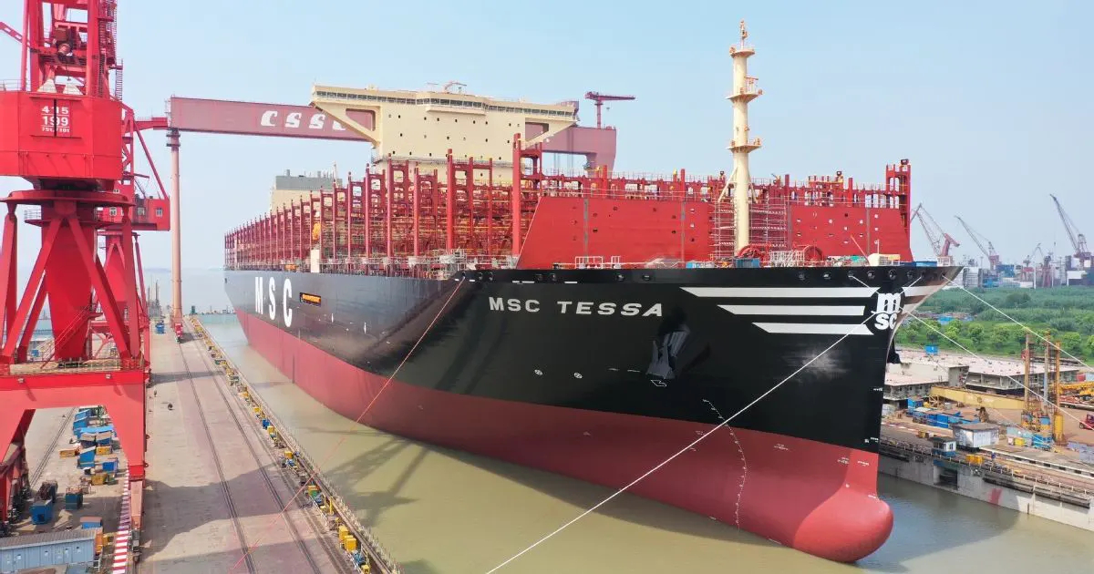 Colosal MSC Tessa: el mayor contenedor del mundo