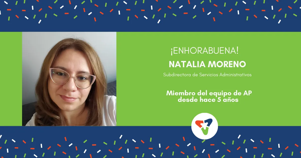 ¡Celebrando el 5º aniversario profesional de Natalia Moreno en AP Internacional!