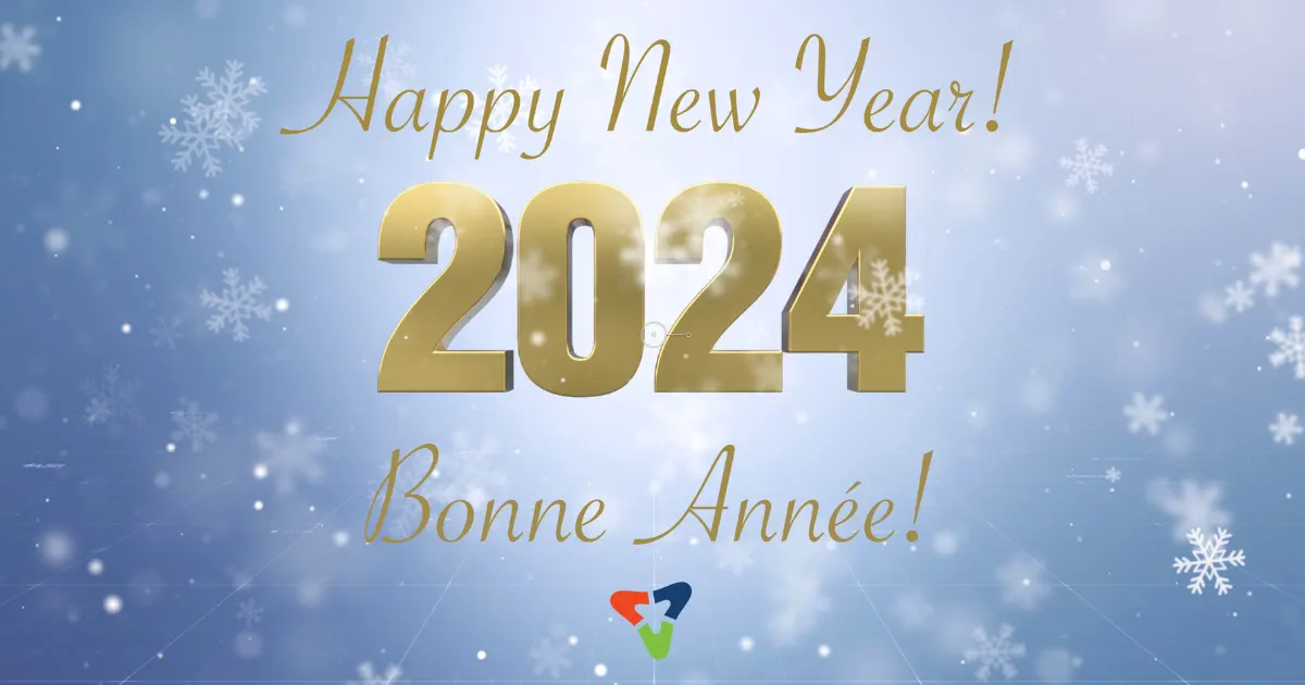 ¡Feliz año nuevo 2024 de su socio logístico! 🎉